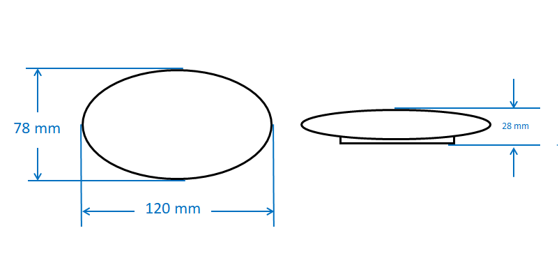 Flat Oval Stone